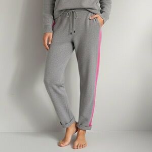 Repeat Gray Cashmere Straight Leg Drawstring Lounge Pants - XS/S